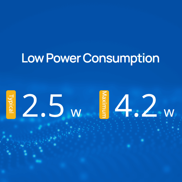low energy consumption